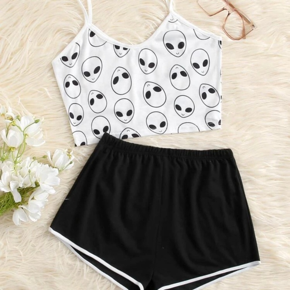 Camis and shorts